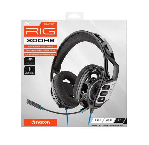 NACON RIG Oprema gaming slusalice 300HS (Crna)