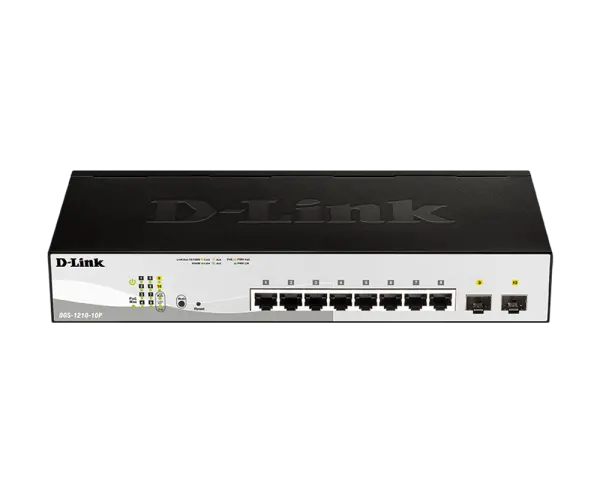 LAN Switch D-Link DGS-1210-10PE 101001000 8PoEport2SFP Smart