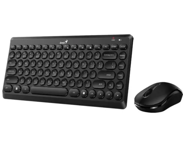 GENIUS LuxMate Q8000 Wireless USB YU crna tastatura + miš