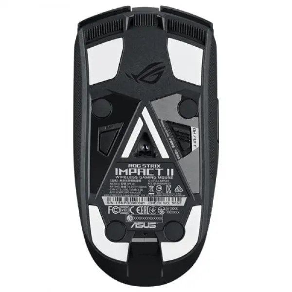 ASUS Bežični gejmerski miš ROG Strix Impact II Wireless (Crna) 90MP01P0 BMUA00