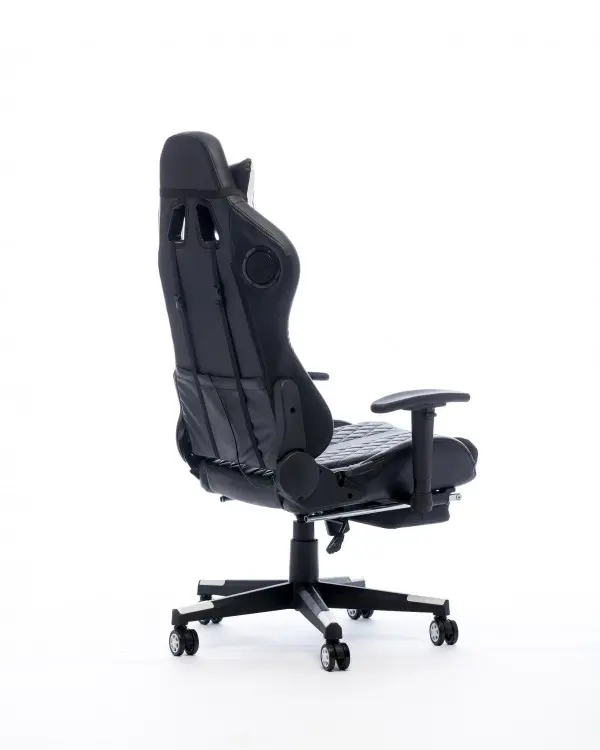 BYTEZONE Gaming stolica Carbon (Crno-Bela)