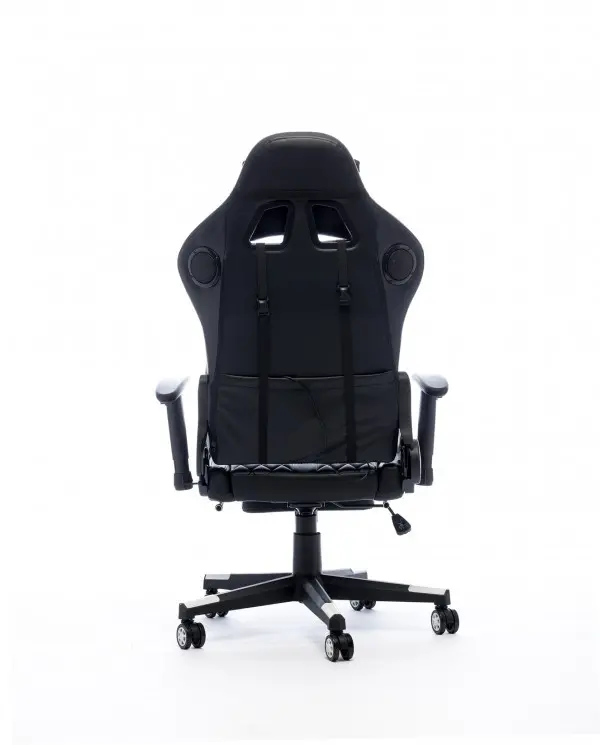 BYTEZONE Gaming stolica Carbon (Crno-Bela)