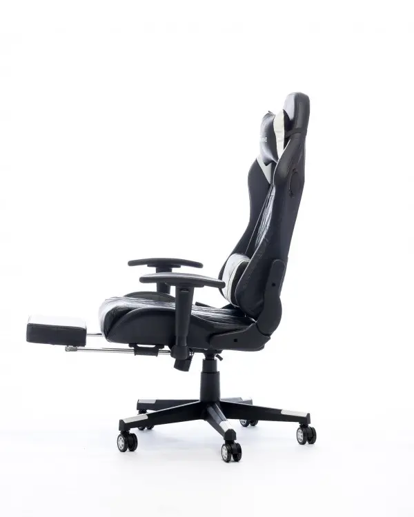 BYTEZONE Gaming stolica Carbon (Crno-Bela)