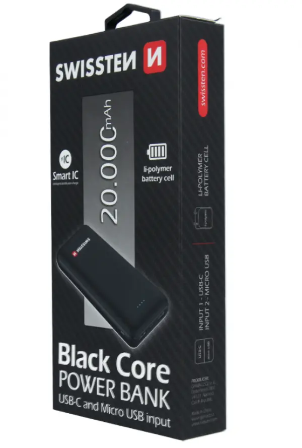 SWISSTEN PBank SlimCore 20.000mah