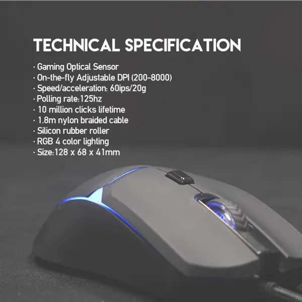 FANTECH Miš VX7 Crypto (Crna)