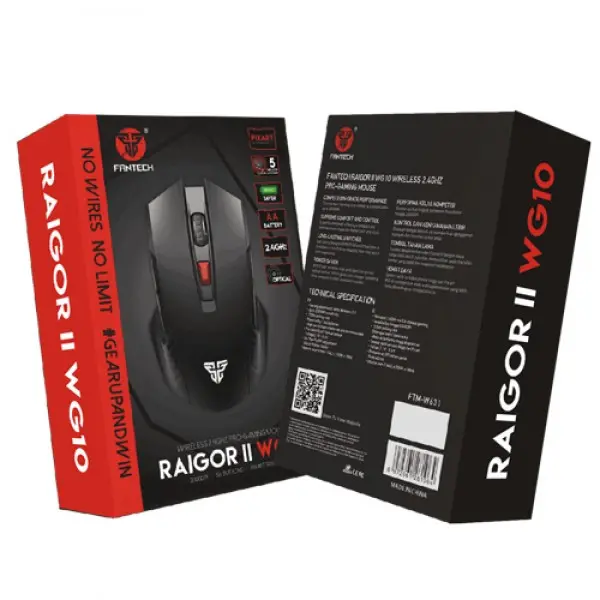 FANTECH Gejmerski miš G10 WG10 (Crvena)
