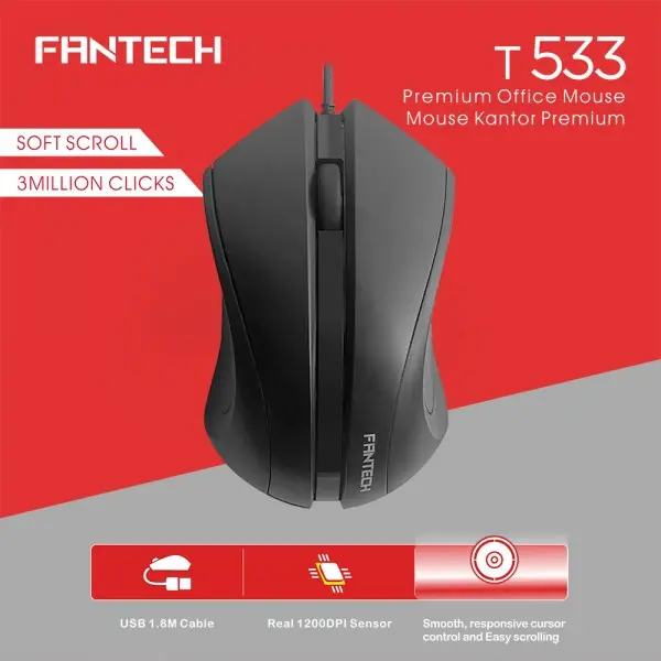 FANTECH Miš T533 (Crna)