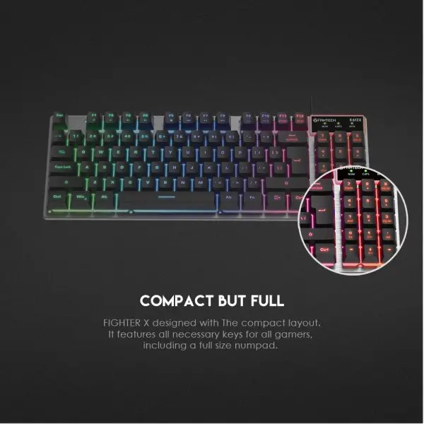 FANTECH Tastatura K613X Figher II (Crna)