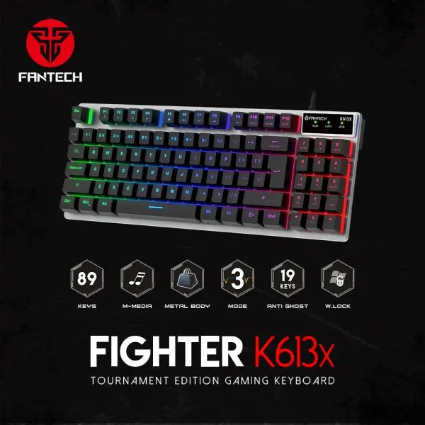 FANTECH Tastatura K613X Figher II (Crna)