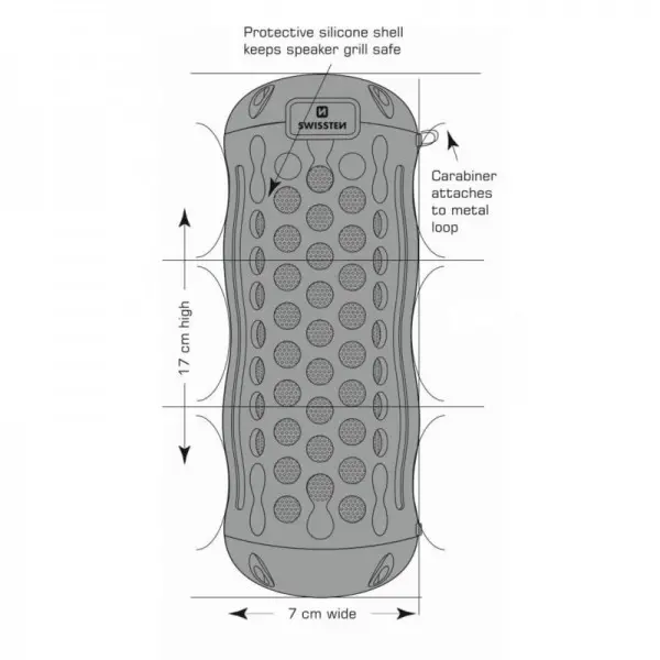 SWISSTEN Bluetooth Zvučnik X-BOOM (Crna)