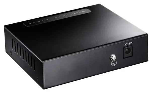 Cudy GS105 metalni 5-Port Gbit Desktop Switch, 5x RJ45 10/100/1000 (Alt. G1005) ver 2.0