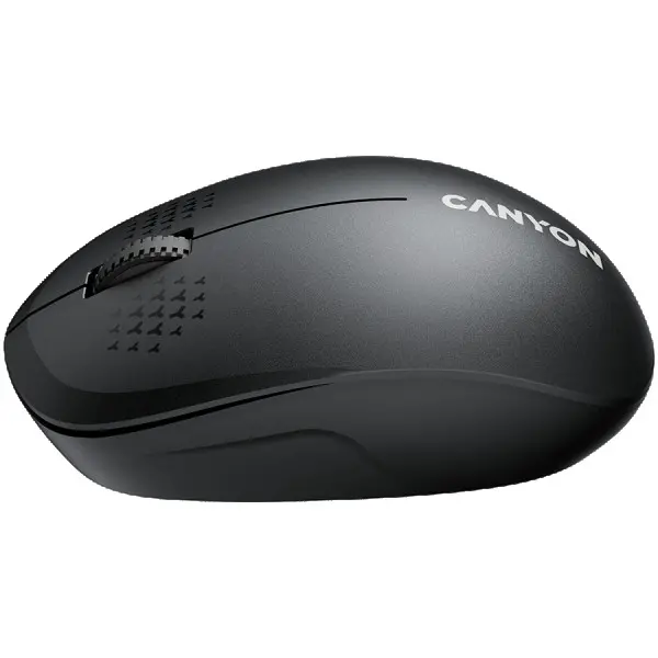 CANYON MW-04, Bluetooth Wireless optical mouse with 3 buttons, DPI 1200 , with1pc AA canyon turbo Alkaline battery,Black, 103*61*38.5mm, 0.