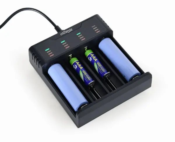 BC-USB-02 Gembird brzi punjac Ni-MH + Li-ion baterija AAA / R03, AA / R6, 10440, 14500,14650,16340..