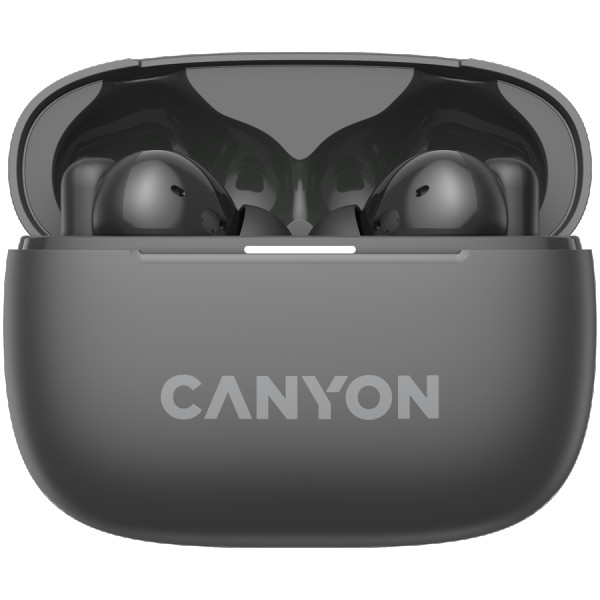 CANYON OnGo TWS-10 ANC+ENC, Bluetooth Headset, microphone, BT v5.3 BT8922F, Frequence Response:20Hz-20kHz, battery Earbud 40mAh*2+Charging 