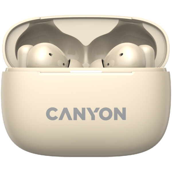 CANYON OnGo TWS-10 ANC+ENC, Bluetooth Headset, microphone, BT v5.3 BT8922F, Frequence Response:20Hz-20kHz, battery Earbud 40mAh*2+Charging (2)