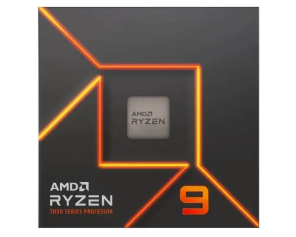 AMD Ryzen 9 7900 (AM5) Processor (PIB) with Wraith Prism Cooler and Radeon Graphics ( 100-100000590BOX ) 