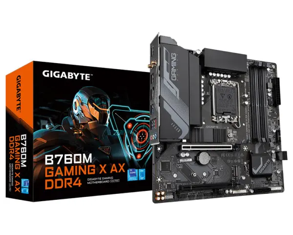 LGA1700, 4x DDR5, 2x PCIe 4.0 x4 M.2 Connectors ( B760M GAMING X AX 1.2 ) 