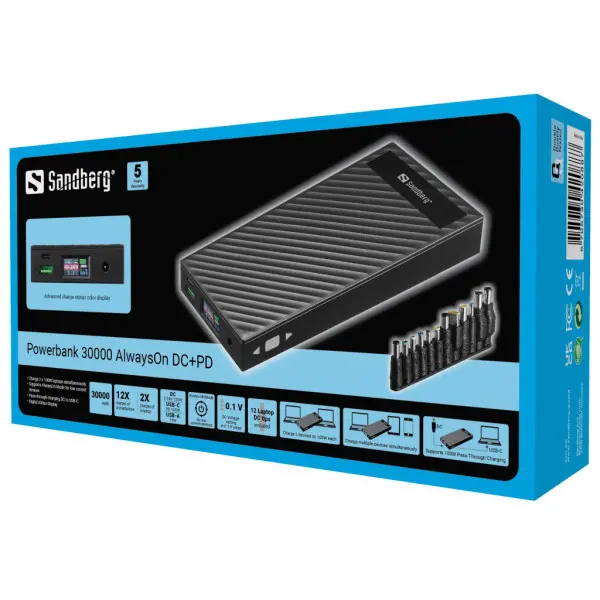 Powerbank Sandberg AlwaysOn 420-88 30000mAh 100W PDDC