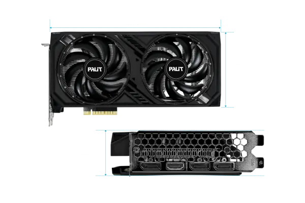 SVGA Palit Geforce RTX4060 Dual 8GB GDDR6 128bit, NE64060019P1-1070D