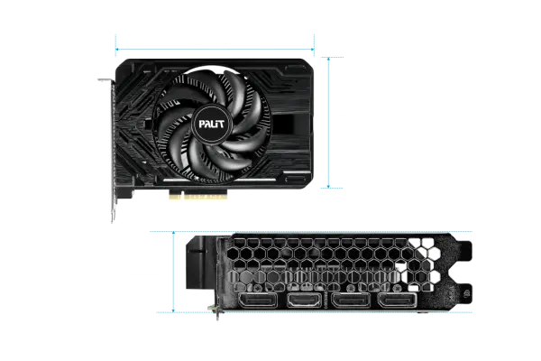SVGA Palit Geforce RTX4060 StormX 8GB GDDR6 128bit, NE64060019P1-1070F