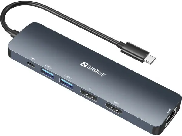 Docking station Sandberg USB-C - HDMIDPLAN2xUSB 3.0USB C PD 100W 136-43