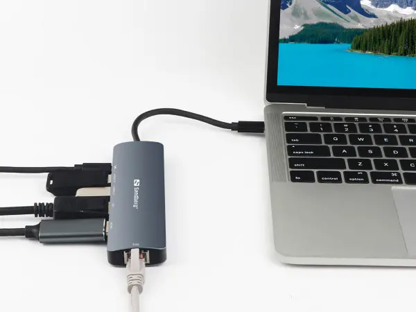 Docking station Sandberg USB-C - HDMIDPLAN2xUSB 3.0USB C PD 100W 136-43