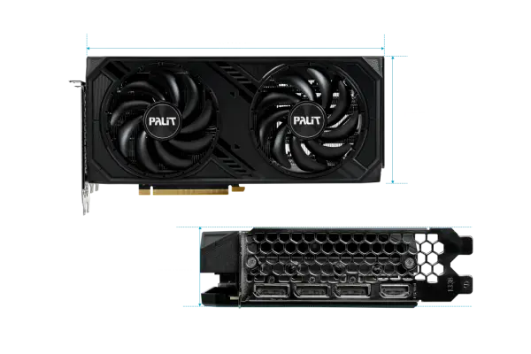 SVGA Palit Geforce RTX4070 Dual OC 12GB GDDR6X 192bit, NED4070S19K9-1047D