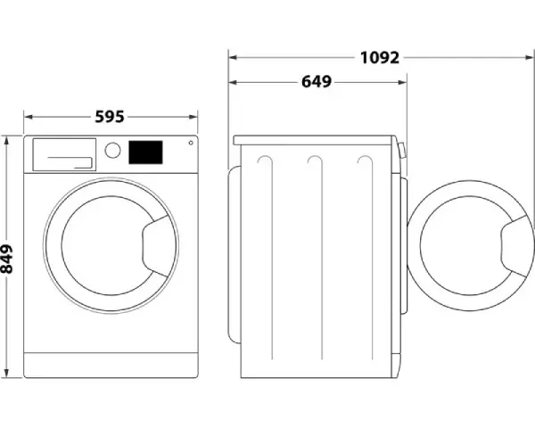 WHIRLPOOL FFT M11 82 EE mašina za sušenje -toplotna pumpa 