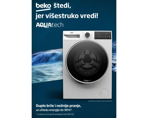 BEKO B5WF T 89418 MW mašina za pranje veša 