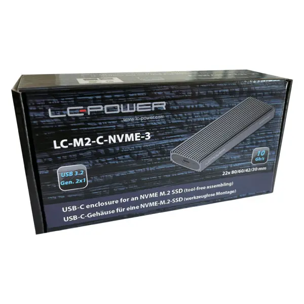 LC-Power M2-Case LC-M2-C-NVME-3