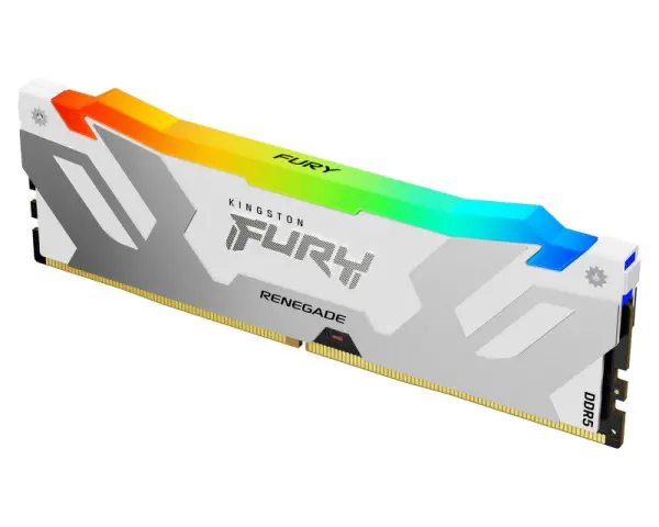 KINGSTON DIMM DDR5 32GB 6400MTs KF564C32RWA-32 FURY Renegade White RGB XMP 