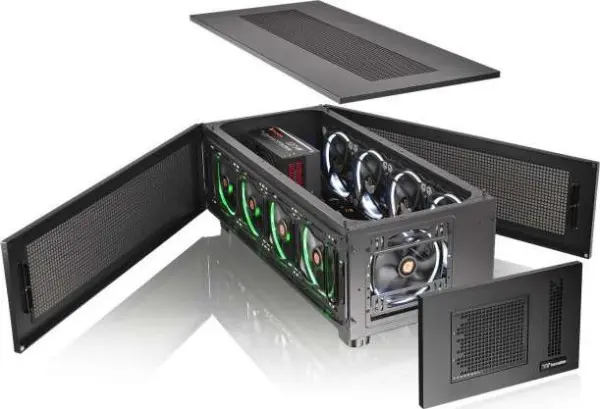 Kućište Thermaltake Core P100BlackNo WinSECC,CA-1F1-00D1NN-00