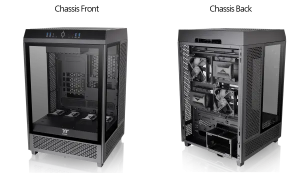 Kućište Thermaltake The Tower 500BlackWinGlass*3120mm Fan*2CA-1X1-00M1WN-00