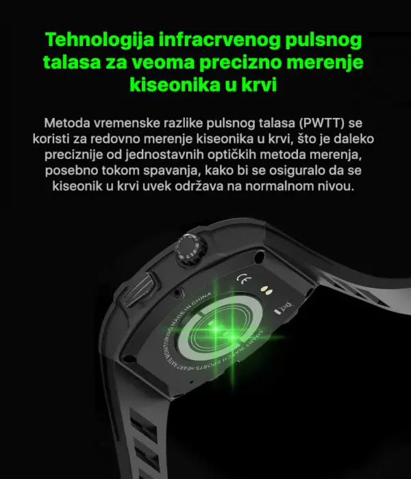 Teracell Smart Watch AK55 srebrno crni