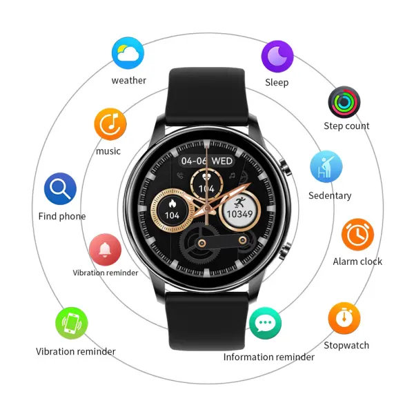 Teracell Smart Watch Y66 zlatni (metalna narukvica)