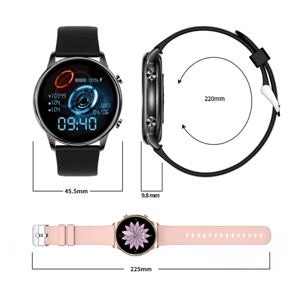 Teracell Smart Watch Y66 zlatni (metalna narukvica)