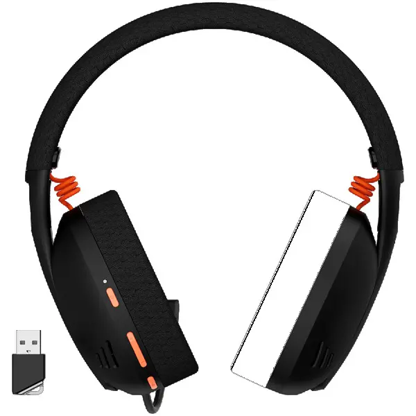 Canyon Gaming BT headset, +virtual 7.1 support in 2.4G mode, with chipset BK3288X, BT version 5.2, cable 1.8M, size: 198x184x79mm, Black ( 