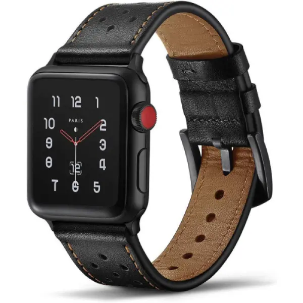 Narukvica rift kozna za Apple watch 42mm crna