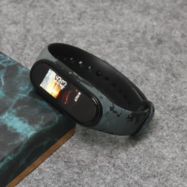 Narukvica za smart watch Xiaomi Mi Band M3/M4 army siva