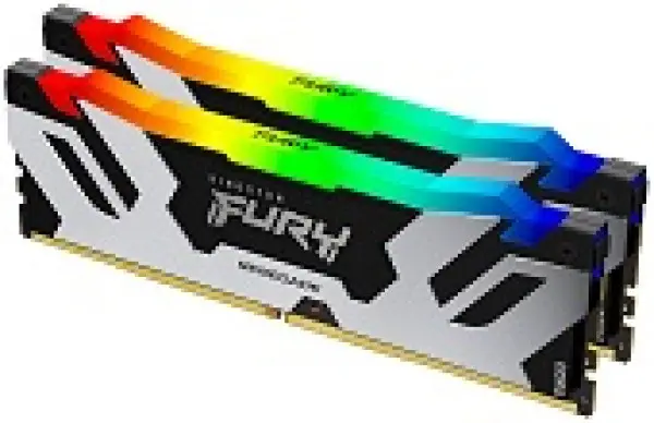 DDR5 32GB (2x16GB) 7200MHz [FURY RENEGADE RGB], Non-ECC UDIMM, CL38 1.45V, 288-Pin 1Rx8, Memory Kit, w/RGB Heatsink ( KF572C38RSAK2-32 ) 
