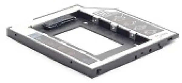 Slim mounting frame (adapter, caddy)  for 2.5'' HDD/SSD to 5.25'' bay, up to 9.5 mm ( MF-95-01 ) 