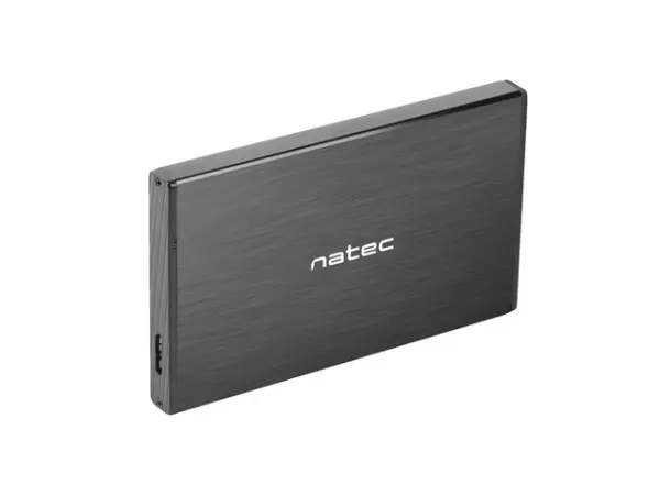 RHINO GO, HDD/SSD External Enclosure 2.5'',  SATA III, USB3.0, Aluminium, Black ( NKZ-0941 ) 