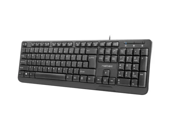 TROUT, Slim Multimedia Keyboard US, USB, Black ( NKL-0967 ) 