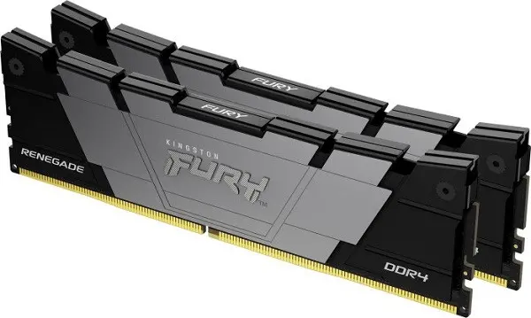 DDR4 16GB (2x8GB) 3200MHz [FURY RENEGADE], Non-ECC UDIMM, CL16 1.35V, 288-Pin 1Rx8, Memory Kit, w/Heatsink, XMP ( KF432C16RB2K2/16 ) 