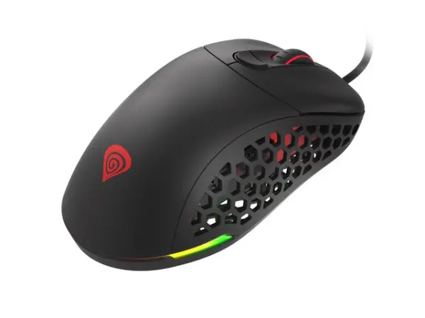GENESIS XENON 800, Gaming Optical Mouse 200-16000 DPI, Maximum acceleration 50 G, OMRON Switches, RGB LED, 6 Buttons, USB, Black, Cable 1,8