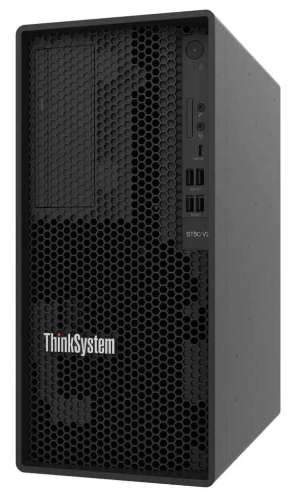 ThinkSystem ST50 V2, Xeon E-2324G 3.1GHz/ 4.6GHz, 4C/ 8MB Cache, Intel C256, 1x 16GB TruDDR4 3200MHz (2Rx8, 1.2V) ECC UDIMM, 2x 960GB 3.5'' 
