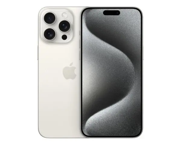 APPLE iPhone 15 Pro Max 256GB White Titanium (mu783sxa) 