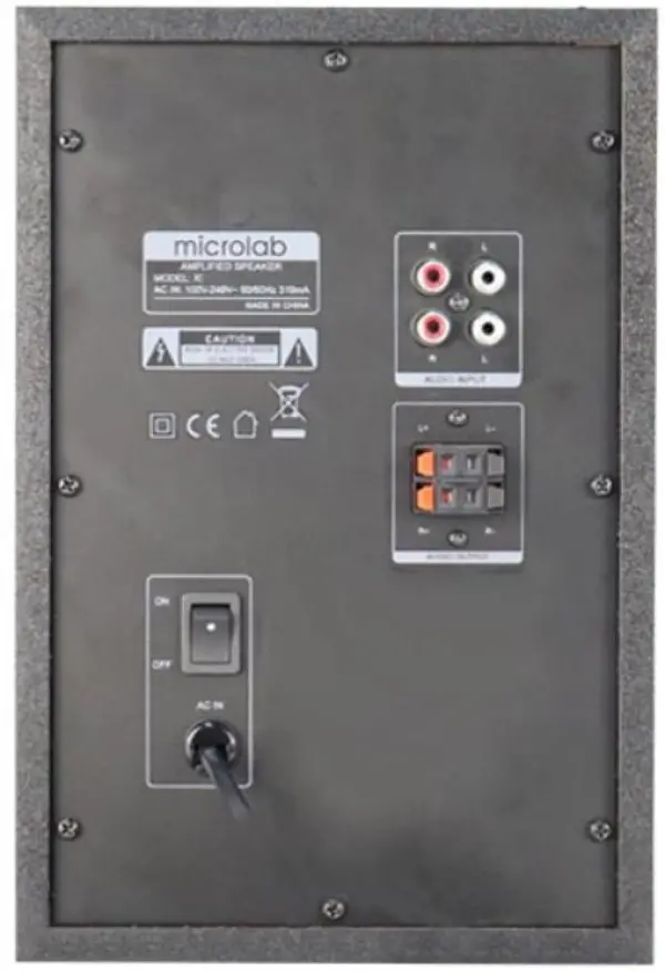 Microlab X3 BT Aktivni drveni zvucnici 2.1 sistem 98W RMS, 3,5mm, Bluetooth