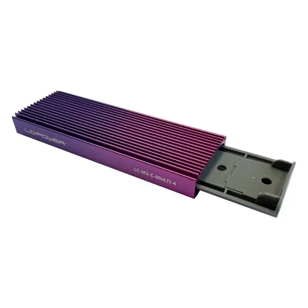 LC-Power LC-M2-C-MULTI-4 - M.2 SSD Enclosure (NVMe & SATA)