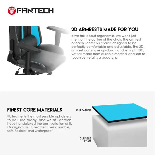 Stolica Gaming Fantech Korsi GC-191 crvena